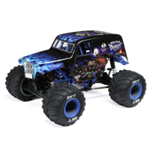 Losi 1/18 Mini LMT 4X4 Brushed Monster Truck RTR Son-Uva Digger - BLUE
